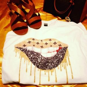 Lip long sleeve t shirt